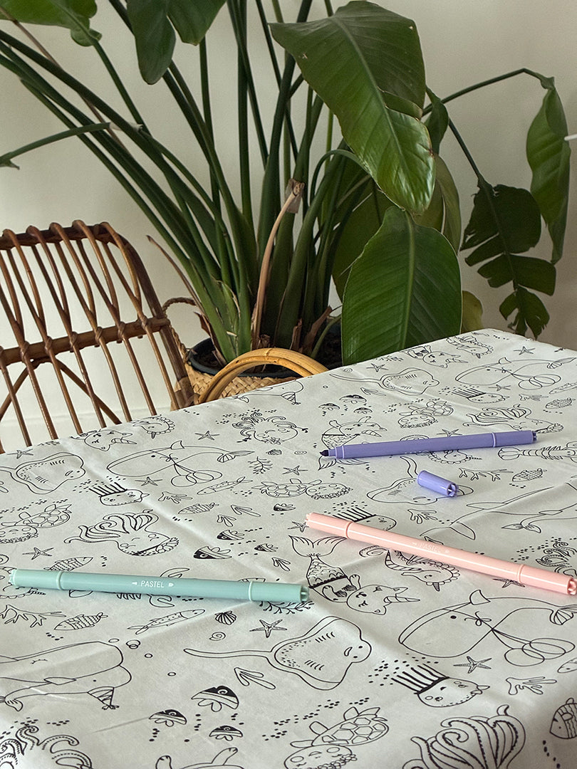 La nappe DUO à colorier