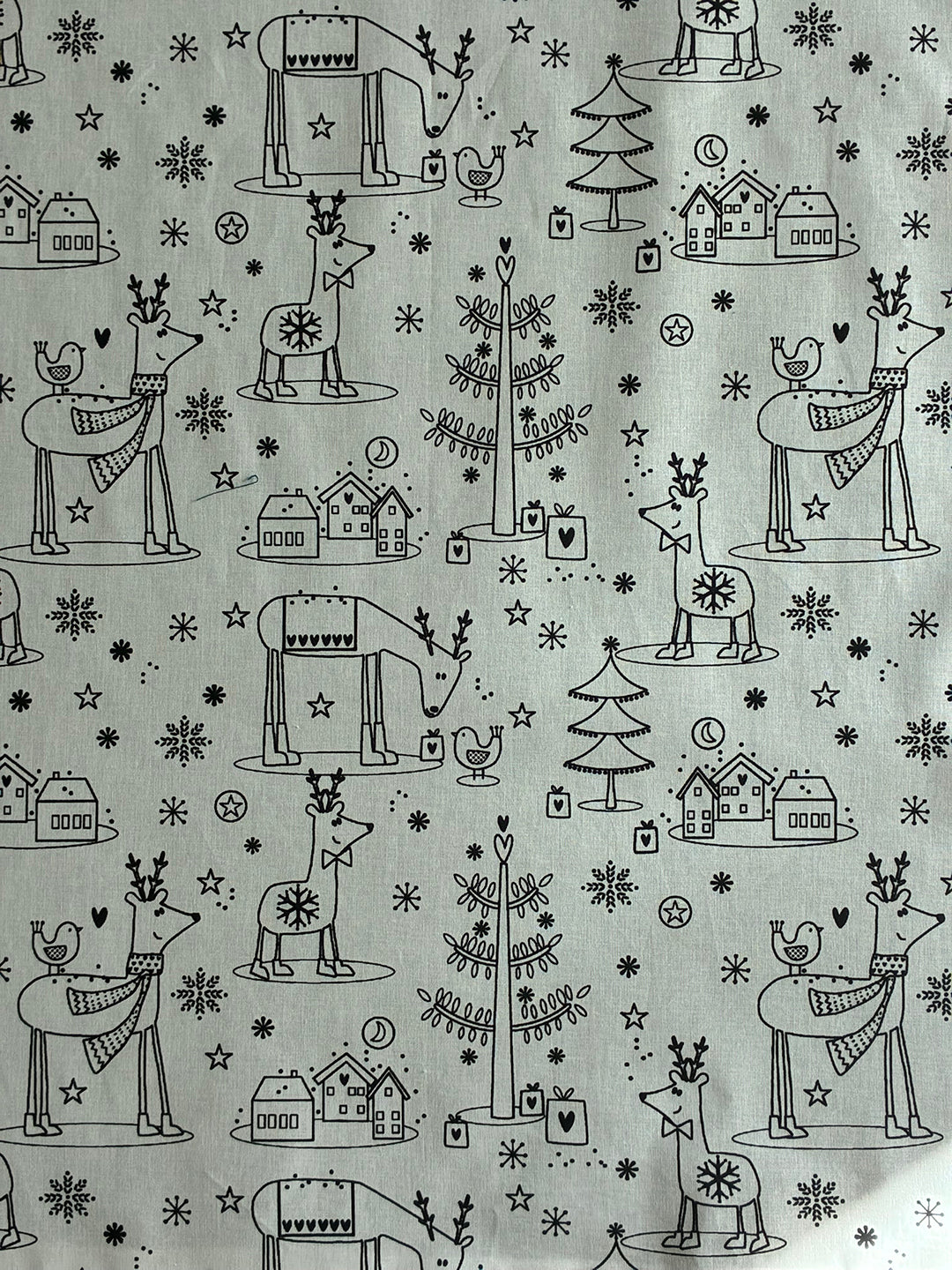 Le set de Noël à colorier