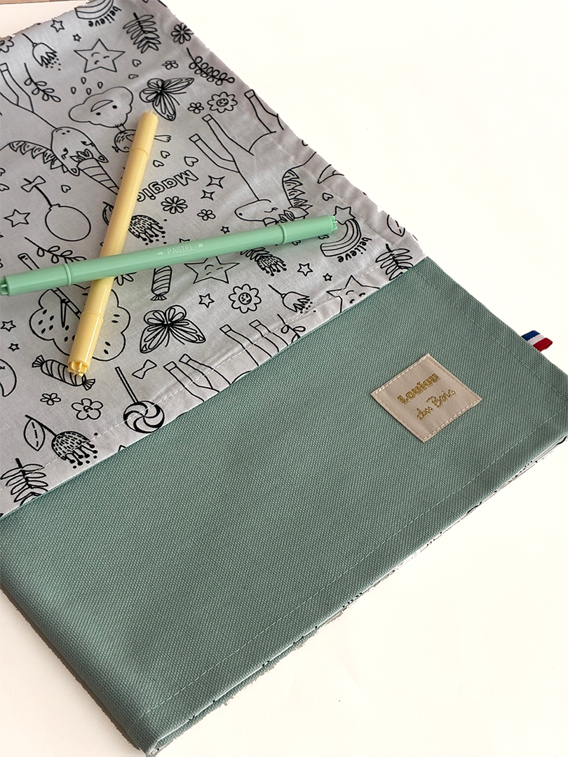 nappe pour colorier à deux et recommencer ensemble