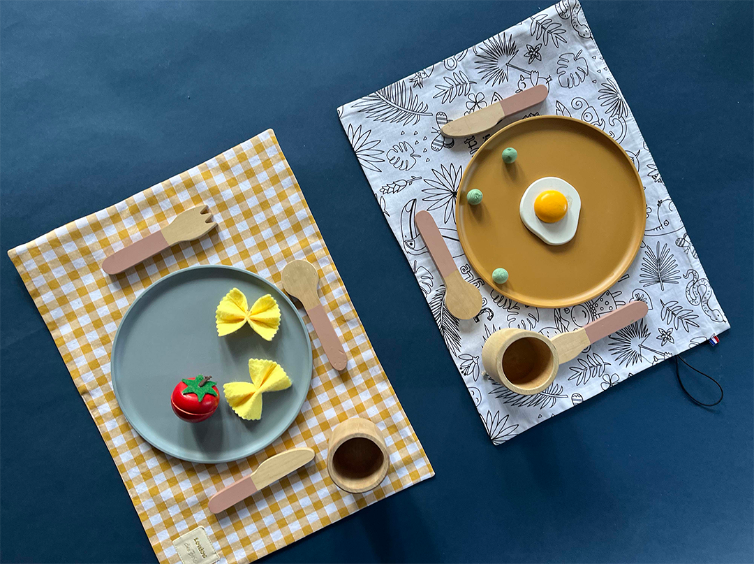 Set de table à colorier lavable — Astronautes | Loulou des Bois