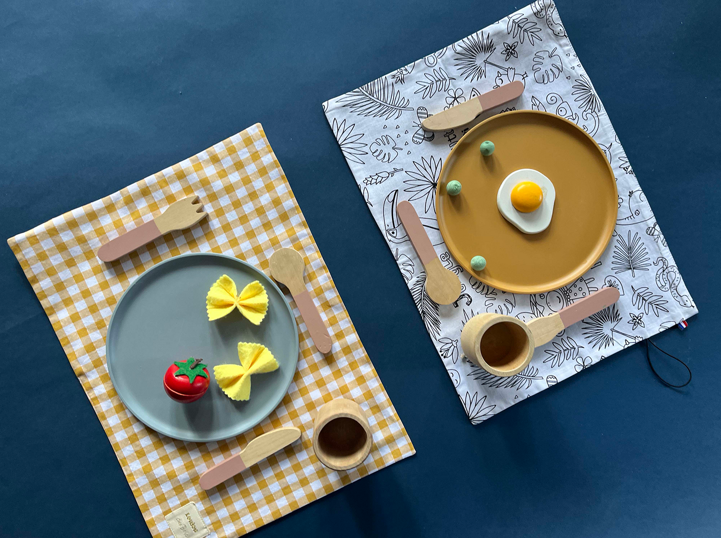 Le set de table à colorier - Vichy Marine