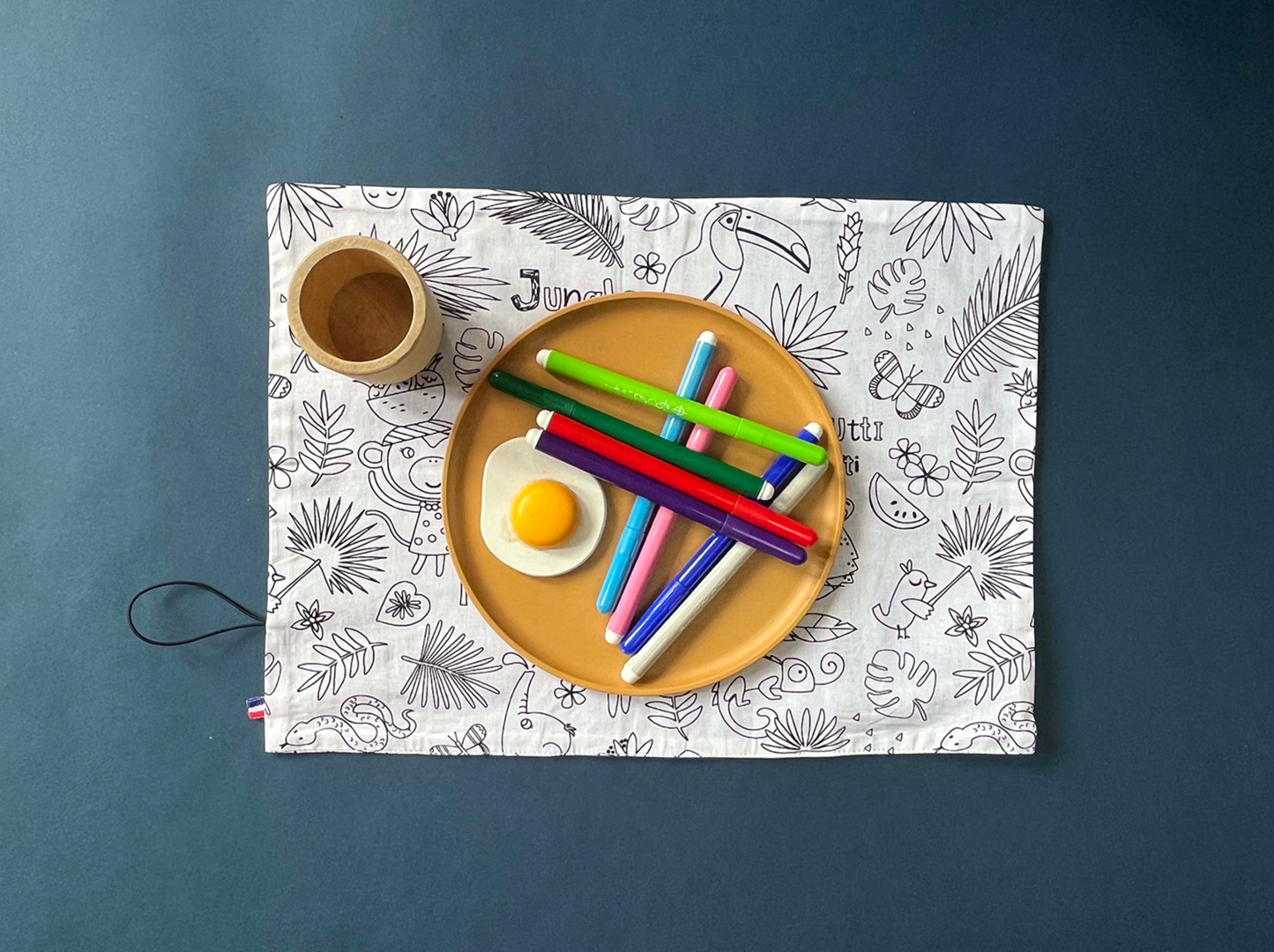 Le set de table à colorier - Vichy Marine