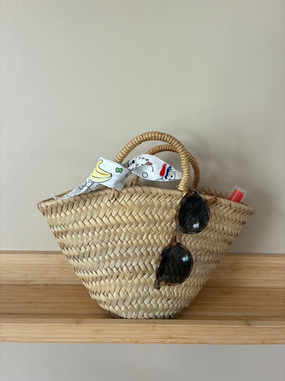 accessoire de sac à colorier lavable noué sur panier - Loulou des Bois