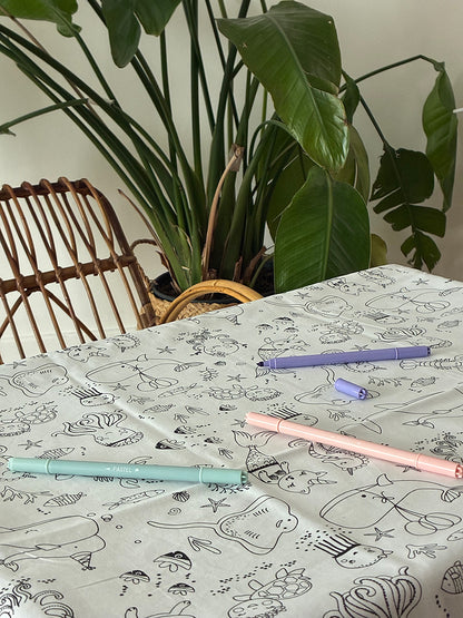 La nappe DUO à colorier