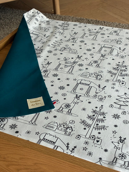 La nappe DUO de Noël à colorier - Edition limitée