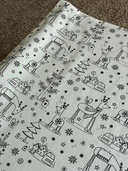 La nappe DUO de Noël à colorier - Edition limitée