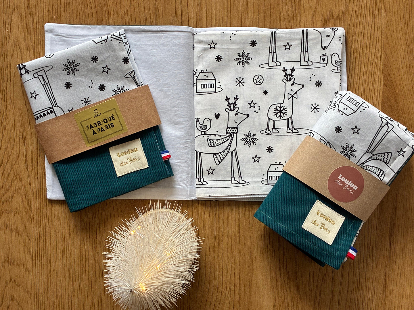 La nappe DUO de Noël à colorier - Edition limitée