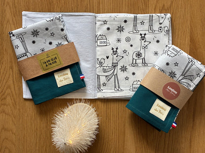 La nappe DUO de Noël à colorier - Edition limitée