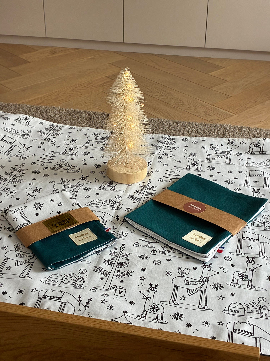 Le set de Noël à colorier