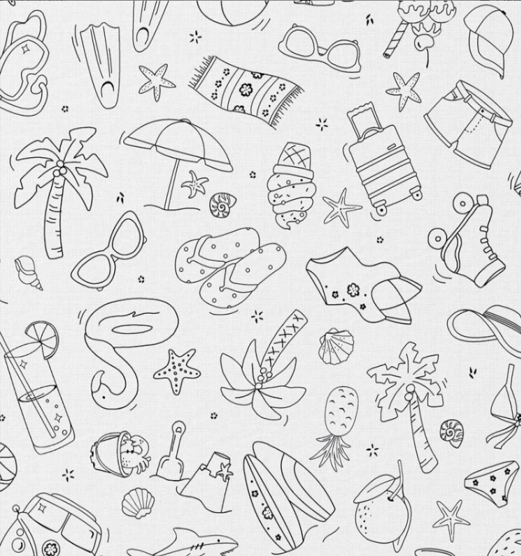 Nappe à colorier lavable —  Petit format| Loulou des Bois