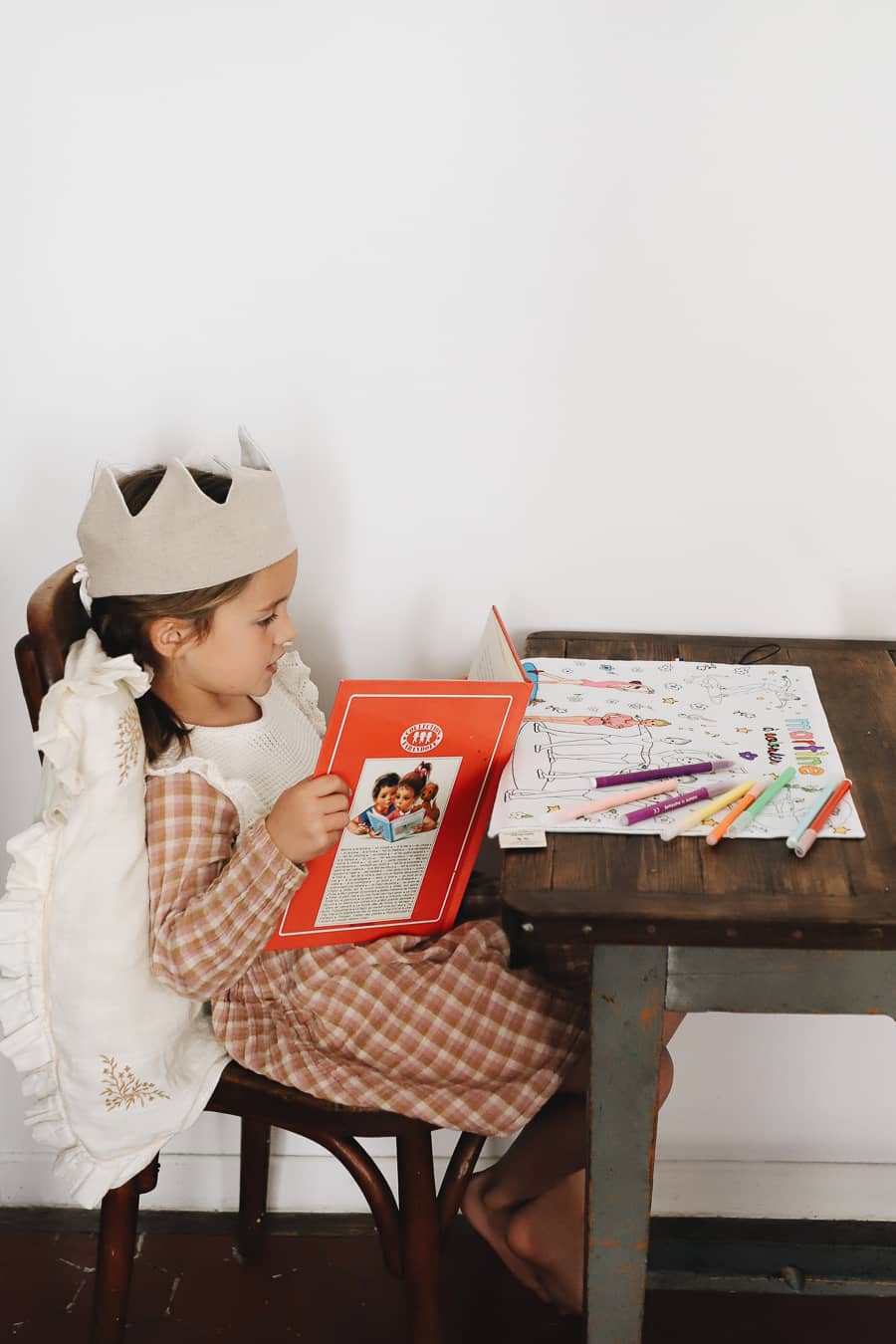 Set de table à colorier lavable — Martine fait de la danse  | Loulou des Bois