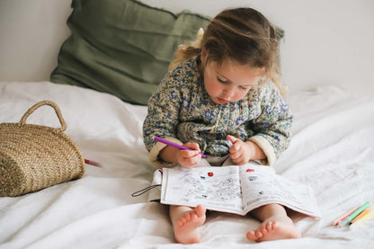 Cahier de coloriage lavable — Planisphère animaux | Loulou des Bois