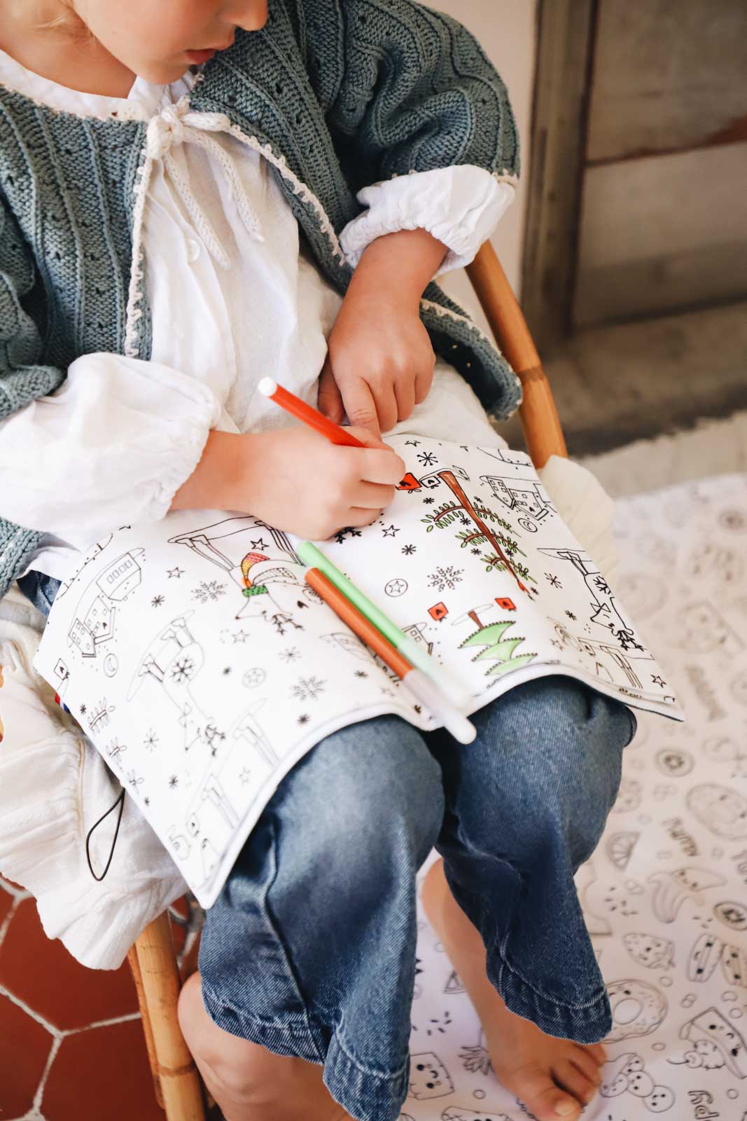 Cahier de coloriage lavable — Pirates, Sorciers & Jungle | Loulou des Bois