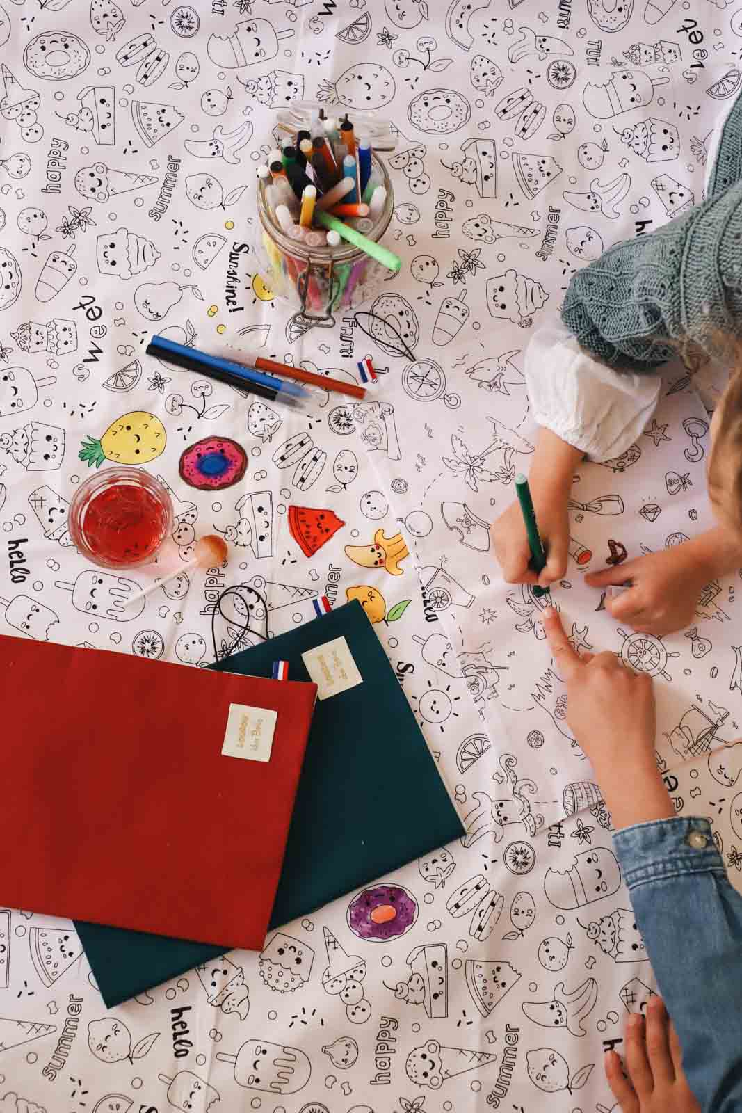Cahier de coloriage lavable — Pirates, Sorciers & Jungle | Loulou des Bois